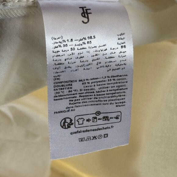 The Frankie‎ Shop Hailey Denim Oversized Cargo Pants in White Size Small - Picture 12 of 12